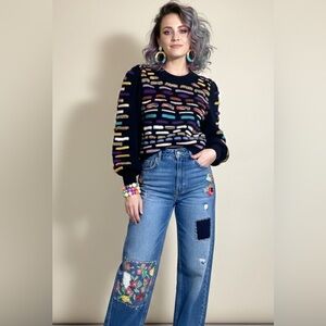Allison NY 3D Knit Sweater XS/S Coogi Style